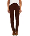 Macy's Petite High Rise Natural Straight-leg Jeans, Created For  In Grand Brown