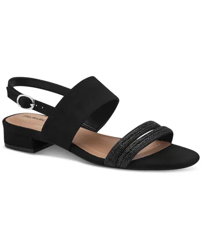 Macy's Style & Co Selbiee Slingback Dress Sandals, Created For  In Black