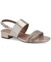 Macy's Women's Selbiee Slingback Dress Sandals, Created For  In Platino