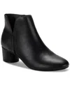 Macy's Women's Aislaa Block Heel Ankle Booties, Created For  In Black Sm