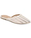 Macy's Style & Co Women's Novaa Woven Mules, Exclusively At  In Neutral