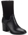 Macy's Women's Queenyy Mid Shaft Boots, Created For  In Black