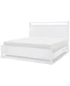 Macy's Summerland Panel California King Bed In White