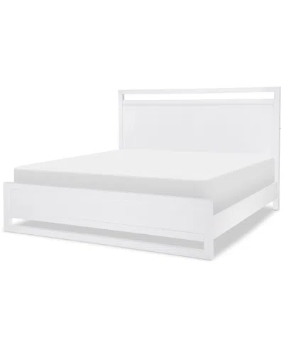 Macy's Summerland Panel California King Bed In White