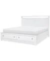 Macy's Summerland Panel King Storage Bed In White