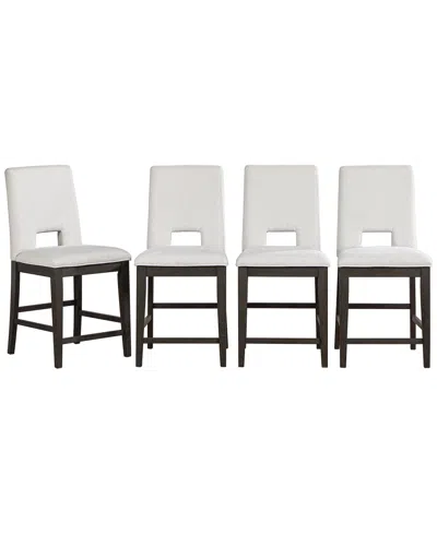 Macy's Summit 4-piece Counter Chair Set,  Exclusive In Multi