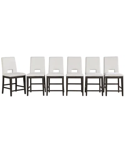 Macy's Summit 6-piece Counter Chair Set,  Exclusive In Multi