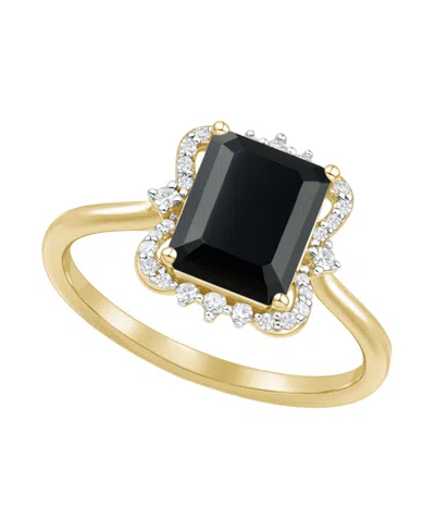 Macy's Swiss Blue Topaz (2-3/4 Ct. T.w.) And Diamond Ring In 14k Yellow Gold (also Available In Amethyst An