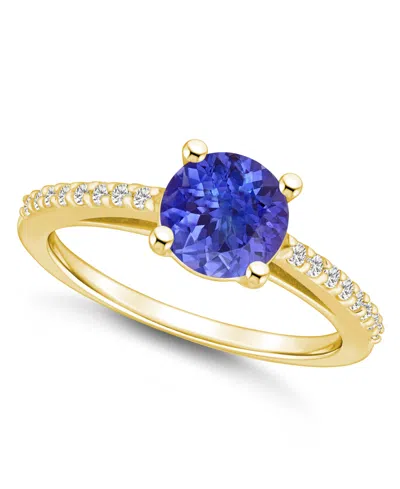 Macy's Tanzanite (1-3/8 Ct. T.w.) And Diamond (1/6 Ct. T.w.) Ring In Gold