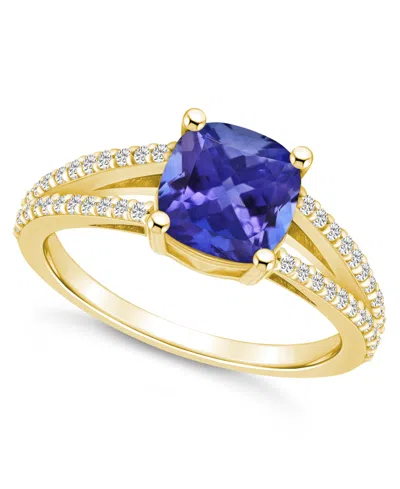 Macy's Tanzanite (2-1/3 Ct. T.w.) And Diamond (1/3 Ct. T.w.) Ring In Gold