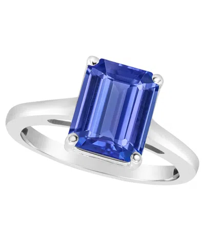 Macy's Tanzanite Ring (2-3/4 Ct. T.w.) In 14k Yellow Gold (also In 14k White Gold) In Metallic