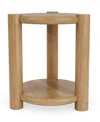 Macy's Tao 21" Taos Solid Oak Chairside Table