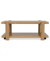 Macy's Tao 46" Taos Solid Oak Cocktail Table