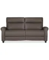 Macy's Thandler 2-pc. Leather Sofa With 2 Power Recliners, Exclusively At