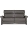 Macy's Thandler 2-pc. Leather Sofa With 2 Power Recliners, Exclusively At