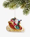 Macy's Thanksgiving Day Parade 2025 Glass Santa's Sleigh Ornament,  Exclusive In Multi