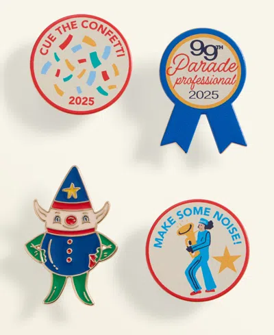 Macy's Thanksgiving Day Parade 4-pack Pin Set,  Exclusive In Multi