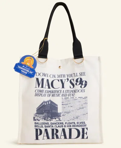Macy's Thanksgiving Day Parade Casual Tote,  Exclusive In White