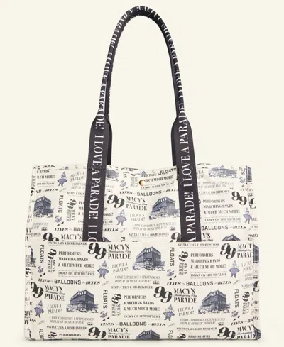 Macy's Thanksgiving Day Parade Large Wax Coated Tote Bag,  Exclusive In Multi