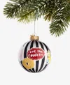 Macy's Thanksgiving Day Parade New York City Striped Glass Ball Ornament,  Exclusive In Multi