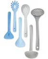 Macy's The Cellar 6-piece Magnetic Nylon Utensil Set, Exclusively At  In Blue