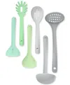 Macy's The Cellar 6-piece Magnetic Nylon Utensil Set, Exclusively At  In Green