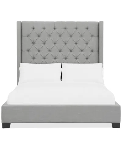 Macy's Thorstein Queen Bed, Created For  In Gray