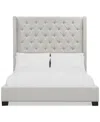 Macy's Thorstein Queen Bed, Created For  In Gray