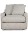Macy's Tilmar Fabric Arm Chair With Deep Seating, Exclusively At  In Pebble