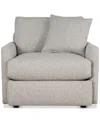 Macy's Tilmar Fabric Arm Chair With Deep Seating, Exclusively At  In Charcoal