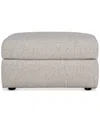 Macy's Tilmar Fabric Ottoman, Exclusively At  In Pebble