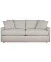 Macy's Tilmar Fabric Sofa With Deep Seating, Exclusively At  In Charcoal