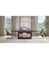 Macy's Tivie 5 Pc Dining Set (rectangular Table + 4 Dining Chairs), Created For  In Brown