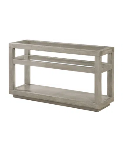 Macy's Tivie 54" Wood Console Table In Gray