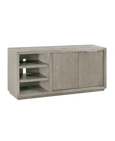 Macy's Tivie 64" Wood Entertainment Console In Gray