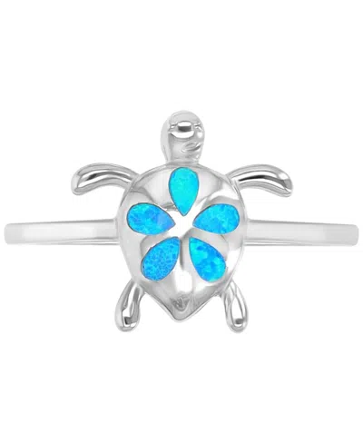Macy's Tortoise Opal (0.25 Ct. T.w.) Ring In Sterling Silver