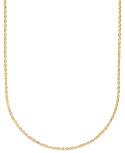 Macy's Valentino Chain Necklace In 10k Yellow Gold