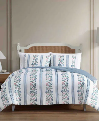 Macy's Vanelisse 3-pc. Comforter Sets In Blue