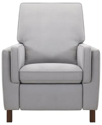 Macy's Virton 42" Fabric Pushback Recliner In Gray