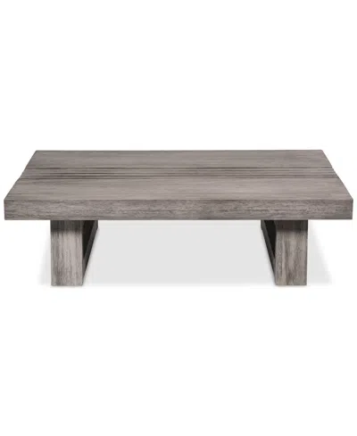 Macy's Vivid Outdoor Coffee Table In Gray