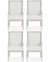 Macy's Warlington 4 Pc. Host Chair Set In White