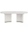Macy's Warlington Dining Table In Platinum Drift