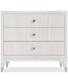 Macy's Warlington Nightstand In Platinum Drift