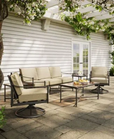 Macy's Wellington Outdoor Seating Collection Created For Macys In Brown