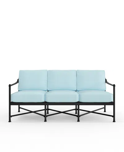 Macy's Wellington Sofa, Created For  In Spa Light Blue