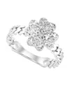 Macy's White Baguette Diamond Ring (1/4 Ct. T.w.) In 10k White Gold In Gold