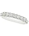 Macy's White Diamond Band Ring (1/2 Ct. T.w.) In 14k White Gold In Gold