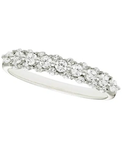 Macy's White Diamond Band Ring (1/2 Ct. T.w.) In 14k White Gold
