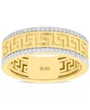 Macy's White Diamond Ring (1/4 Ct. T.w.) In 14k Gold Plated With Sterling Silver In Multi