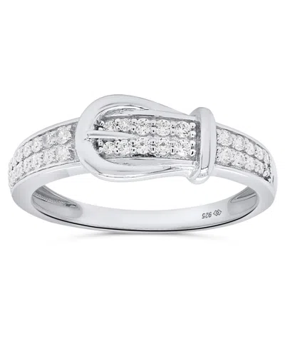 Macy's White Diamond Ring (1/4 Ct. T.w.) In Sterling Silver